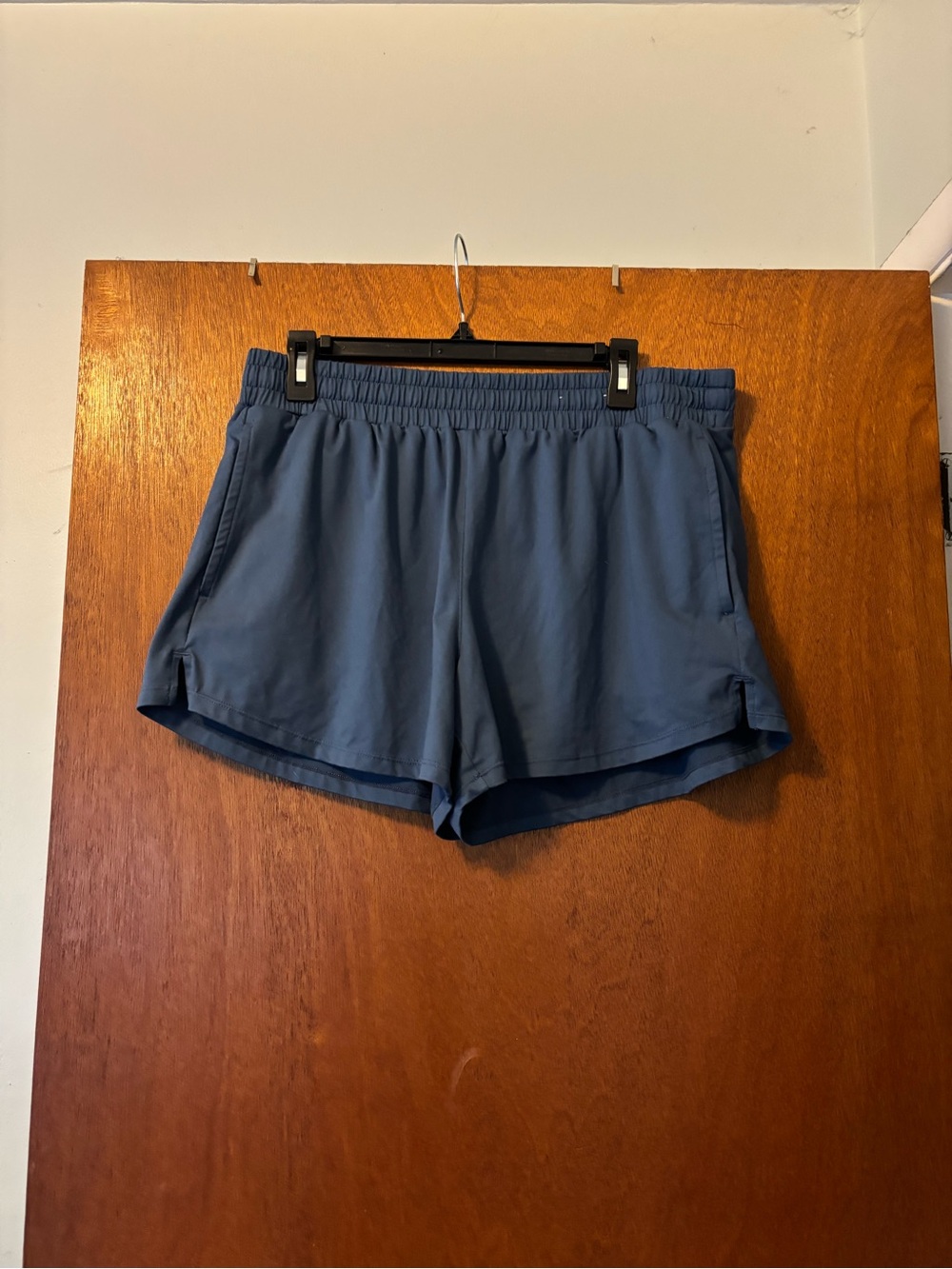 Women's Blue Athletic Shorts - Comfortable Everyday Activewear